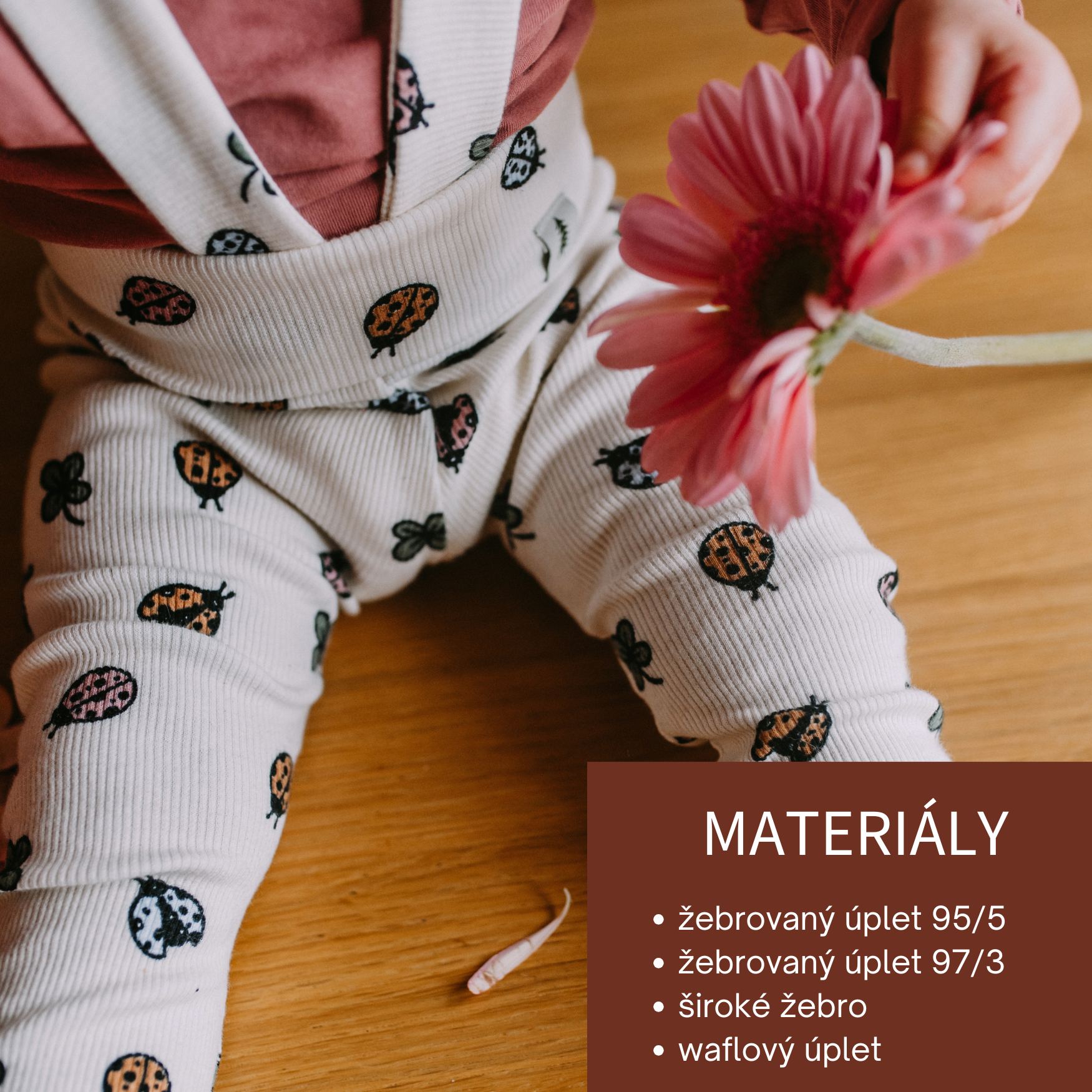 PDF střih na dětské legíny na traky s vysokým pasem "El paso" 56 - 92