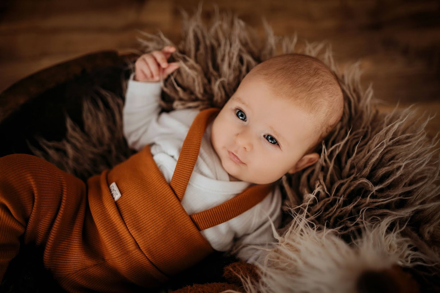 Papírový střih na dětské legíny s traky a vysokým pasem - 62 - 92