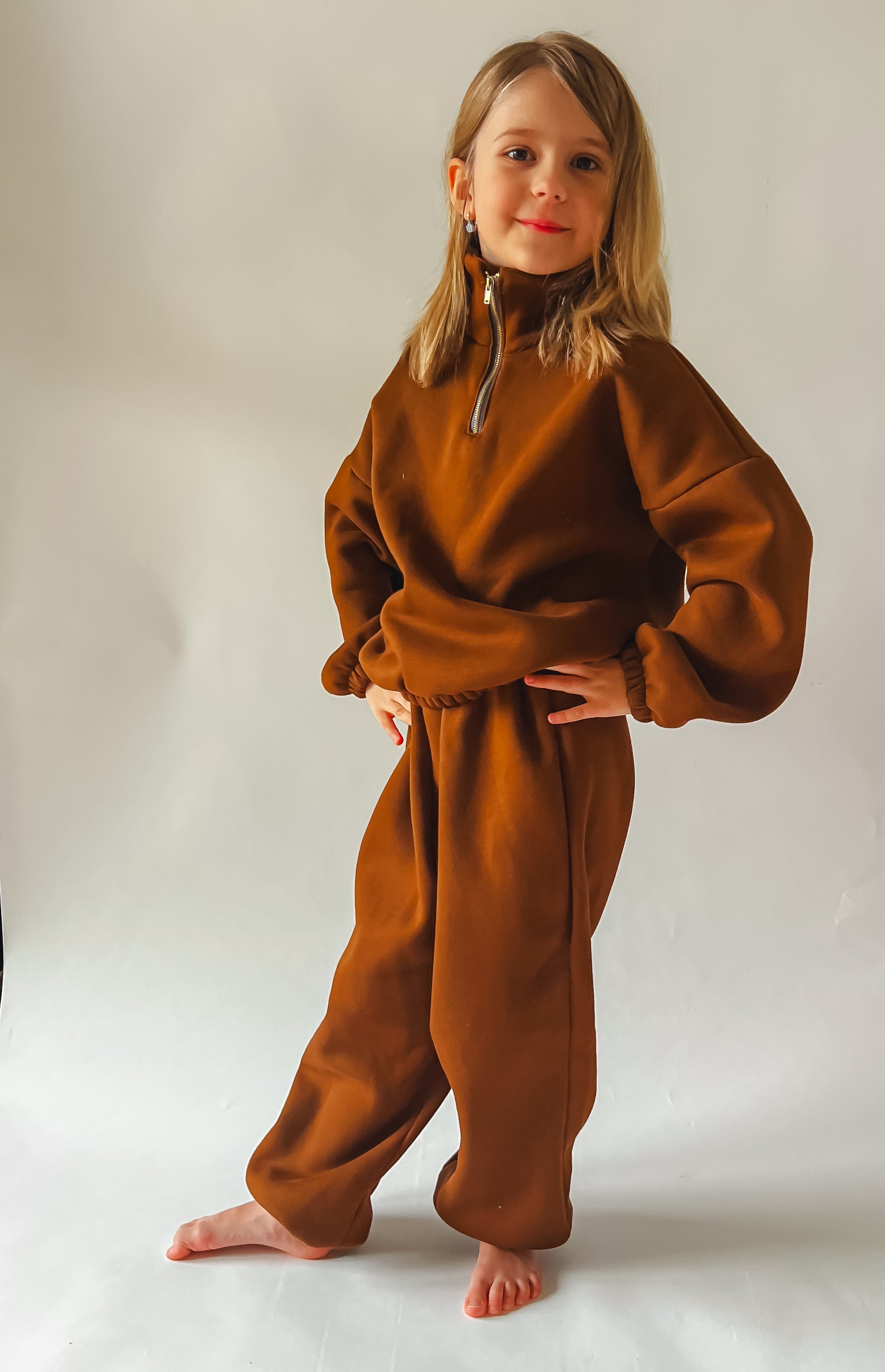 PDF střih na dětské oversized tepláky s kapsami "Play" - 98 - 164