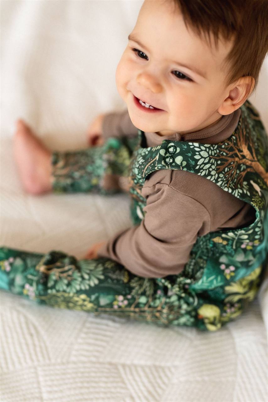 Papírový střih na dětský romper "Olli" - 62 - 92