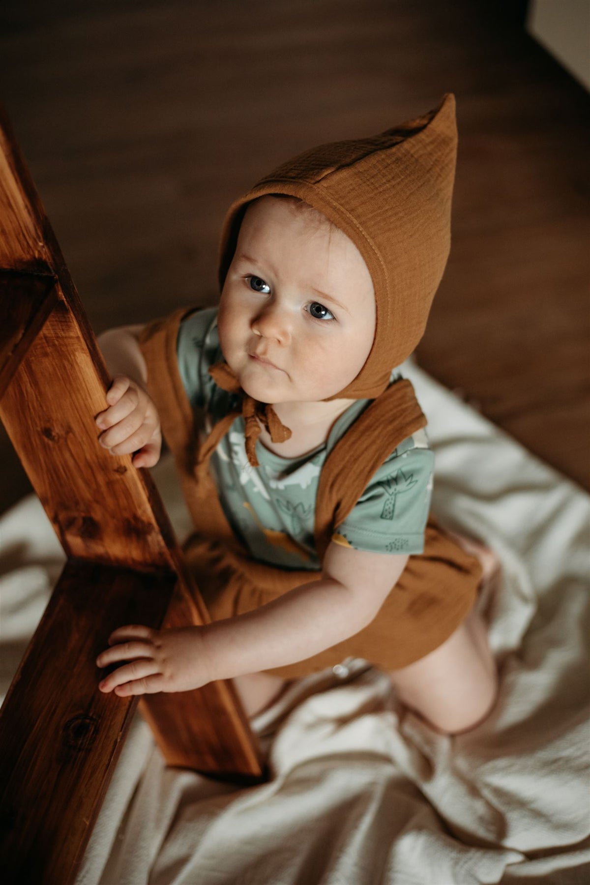 Střih na dětské šortky s kšandami Joss vel. 62-104
