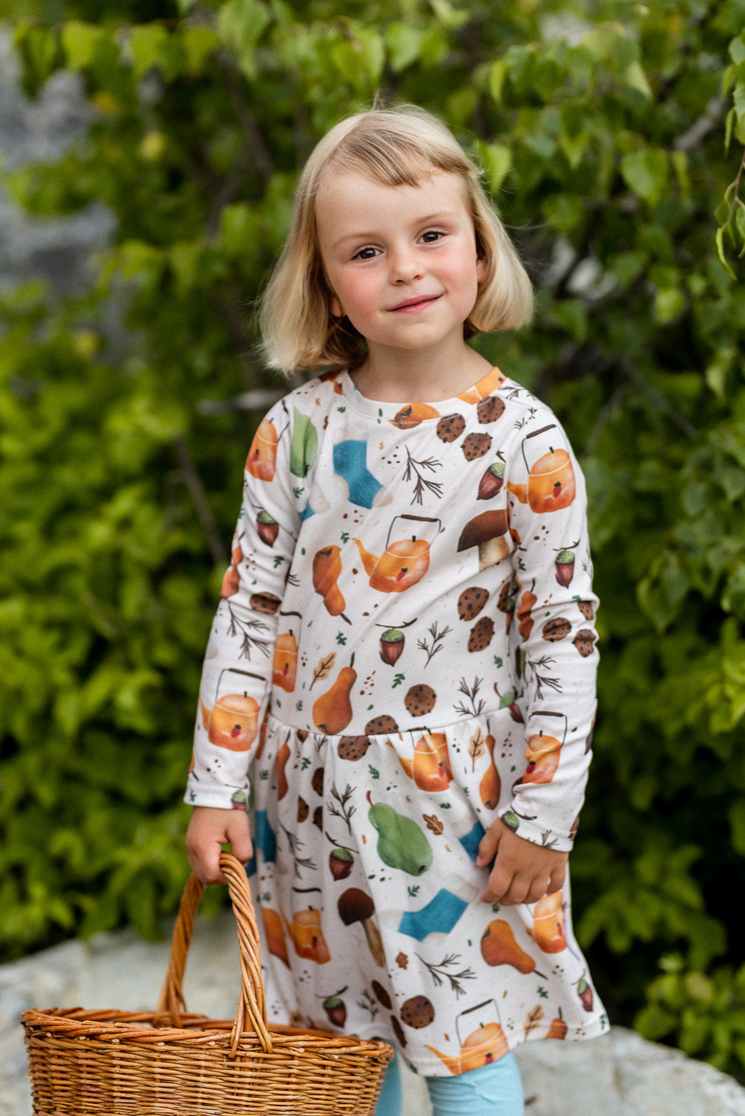 Dětské šaty s volánkem a legou "Penelope" 62 - 134- PDF střih