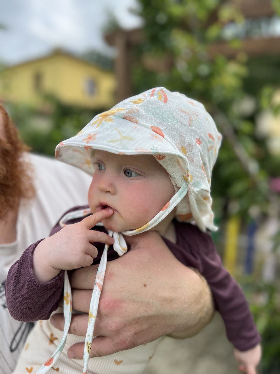 Dětská čepice s kšiltem a krytem krku proti slunci "Jacob" PDF střih