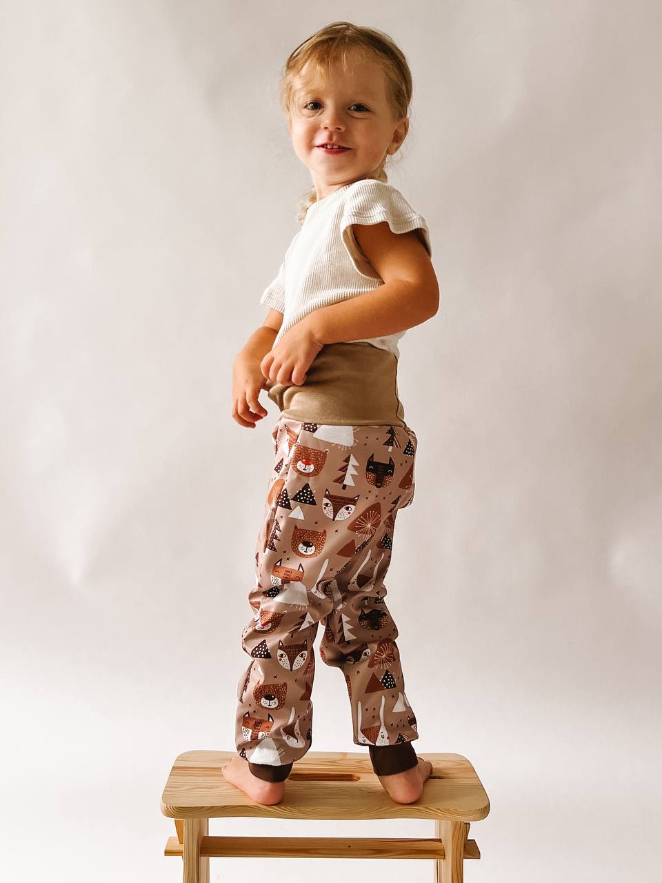 Softshellové kalhoty EASY pro začátečníky - jednoduchý PDF střih 62-134