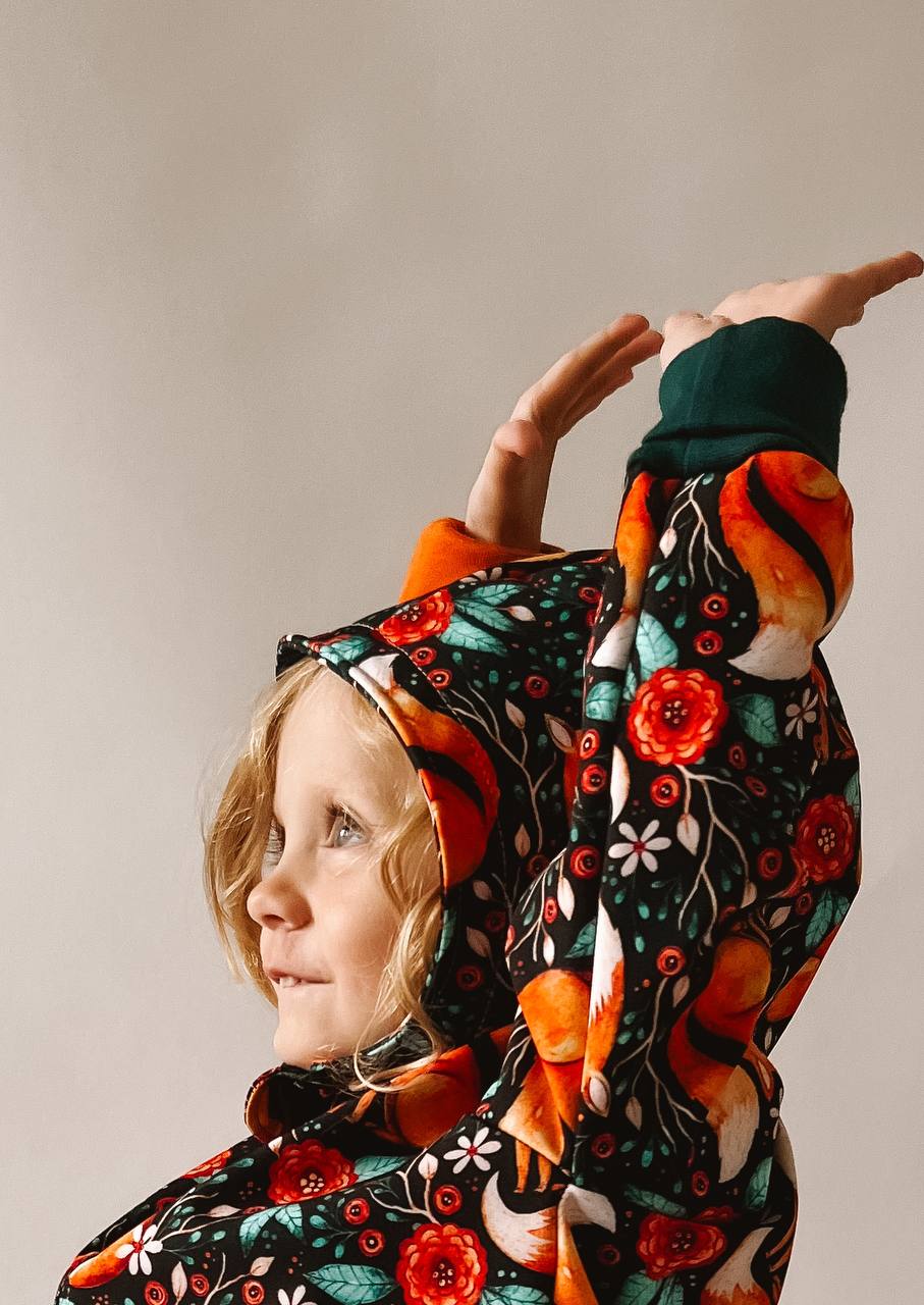 Papírový střih na dětskou softshellovou bundu "EASY" - 80-152