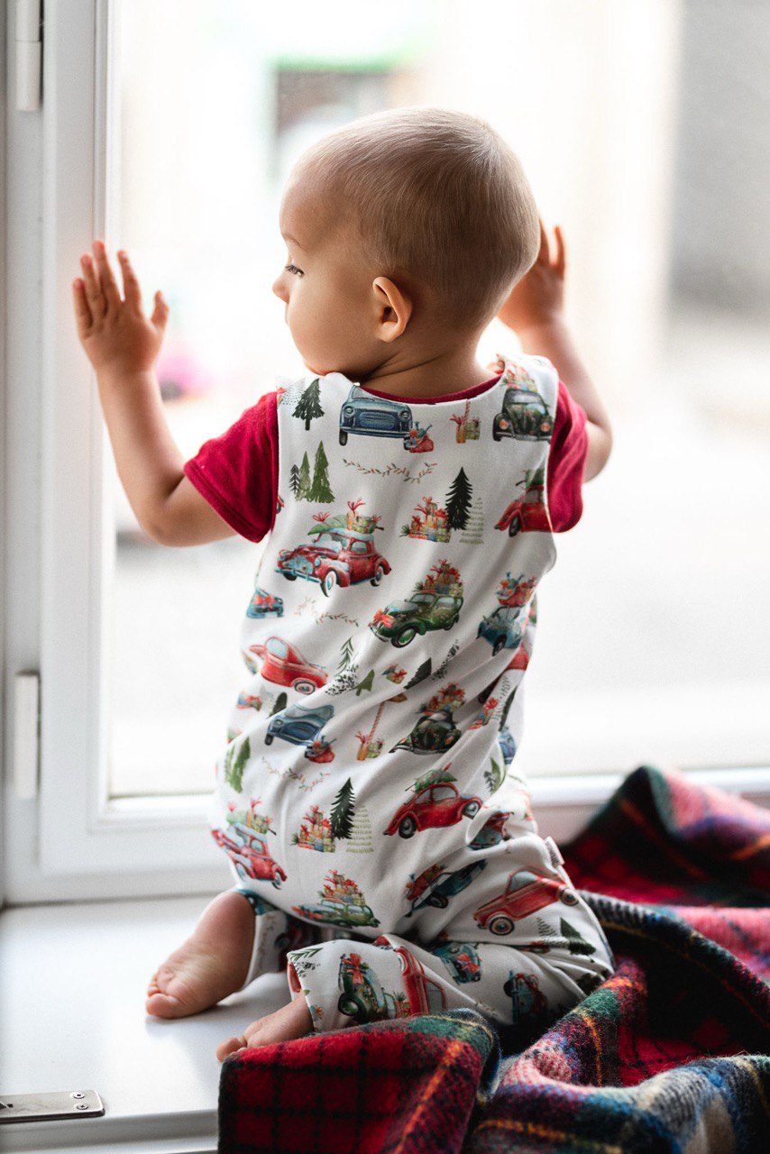 Papírový střih na dětský romper "Olli" - 62 - 92