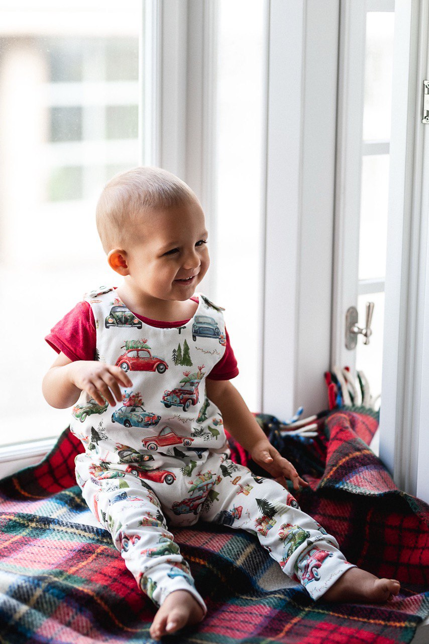 PDF střih na dětský romper s dlouhými nohavicemi "Oliver " 56 - 92