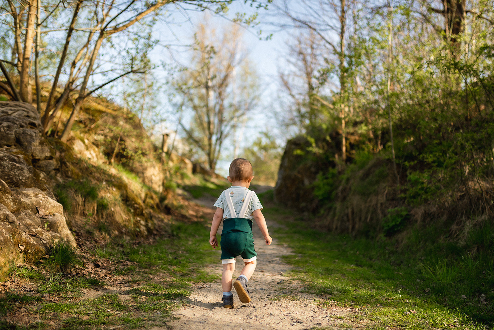 PDF střih na dětské kraťasy na traky s vysokým pasem "El kraťaso" 56 - 92