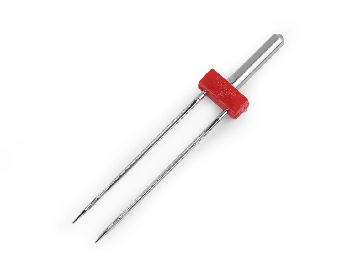 Dvojjehla Stetch 4,0/75 Schmetz na kartě - pro elastické látky