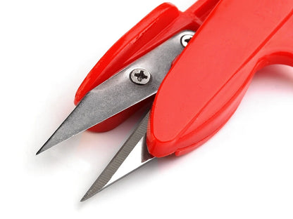 Nůžky cvakačky délka 12 cm s plastovou rukojetí - náhodná barva