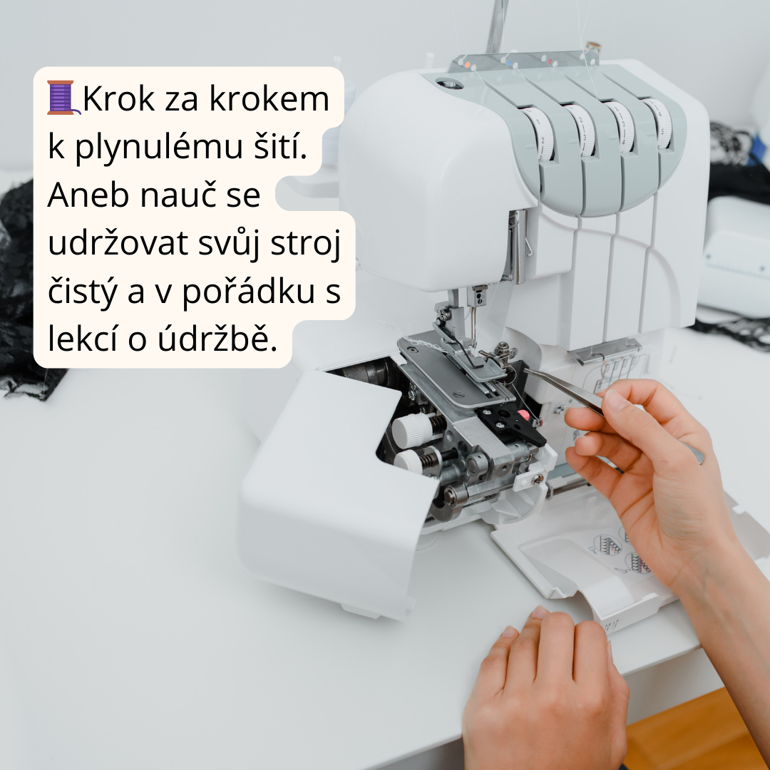 Jak šít na overlocku? Základy šití krok za krokem