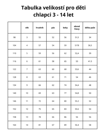 PDF střih na dětské oversized tepláky s kapsami "Play" - 98 - 164