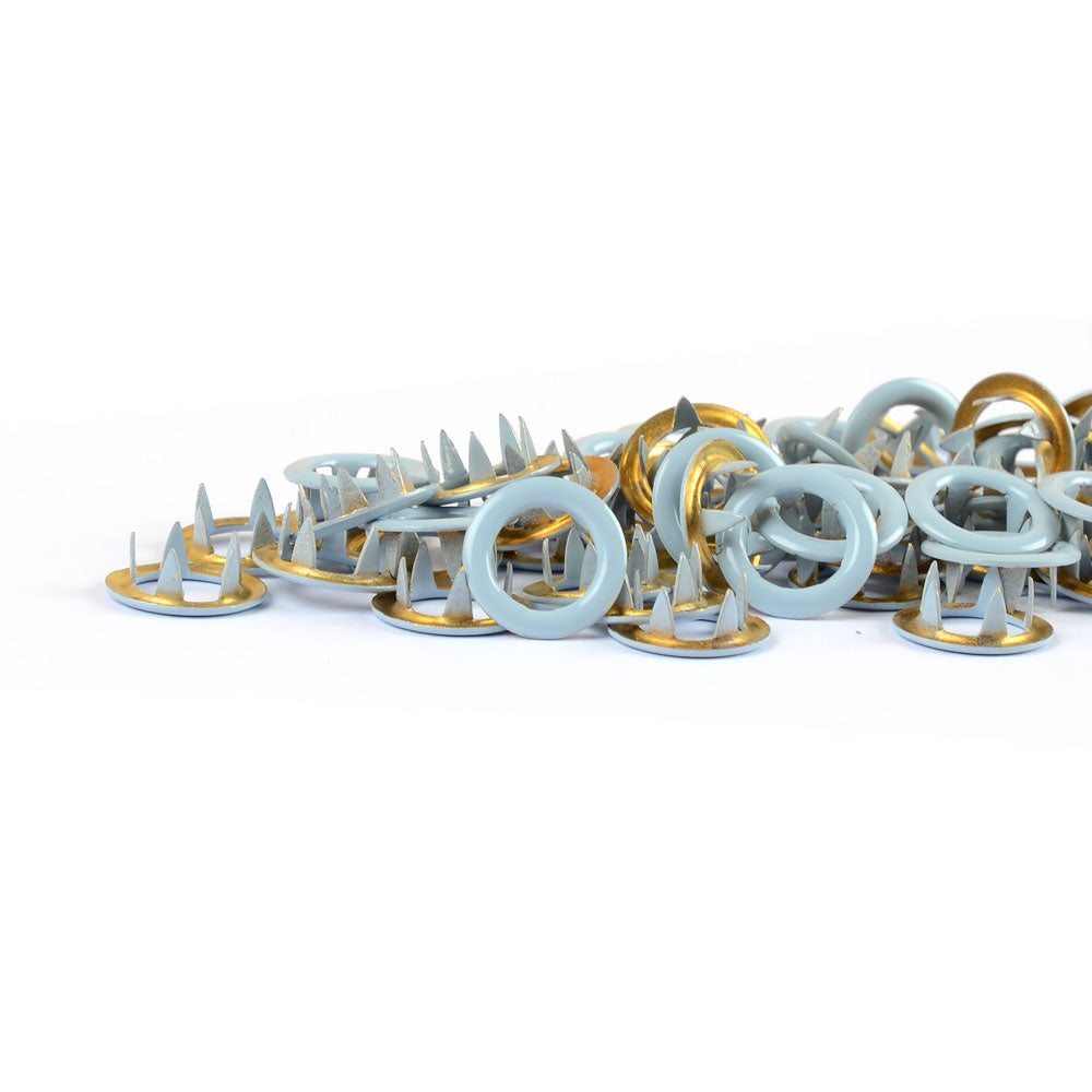 Kovové druky Jersey do oblečení - 11 mm - Babyblue