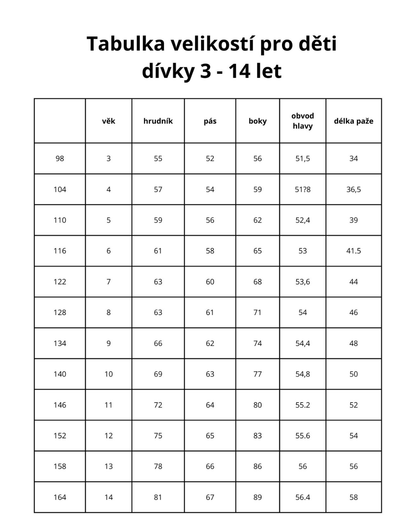 PDF střih na dětské legíny s nápletem na nohavicích "Chandler", 98 - 164