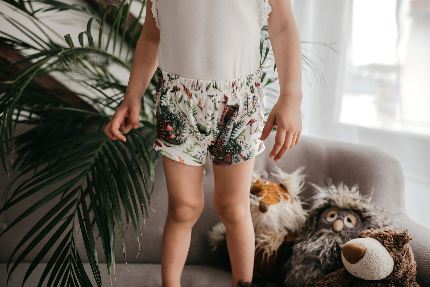 PDF střih na dětské šortky s náplety do gumy "Reno" 56 - 134