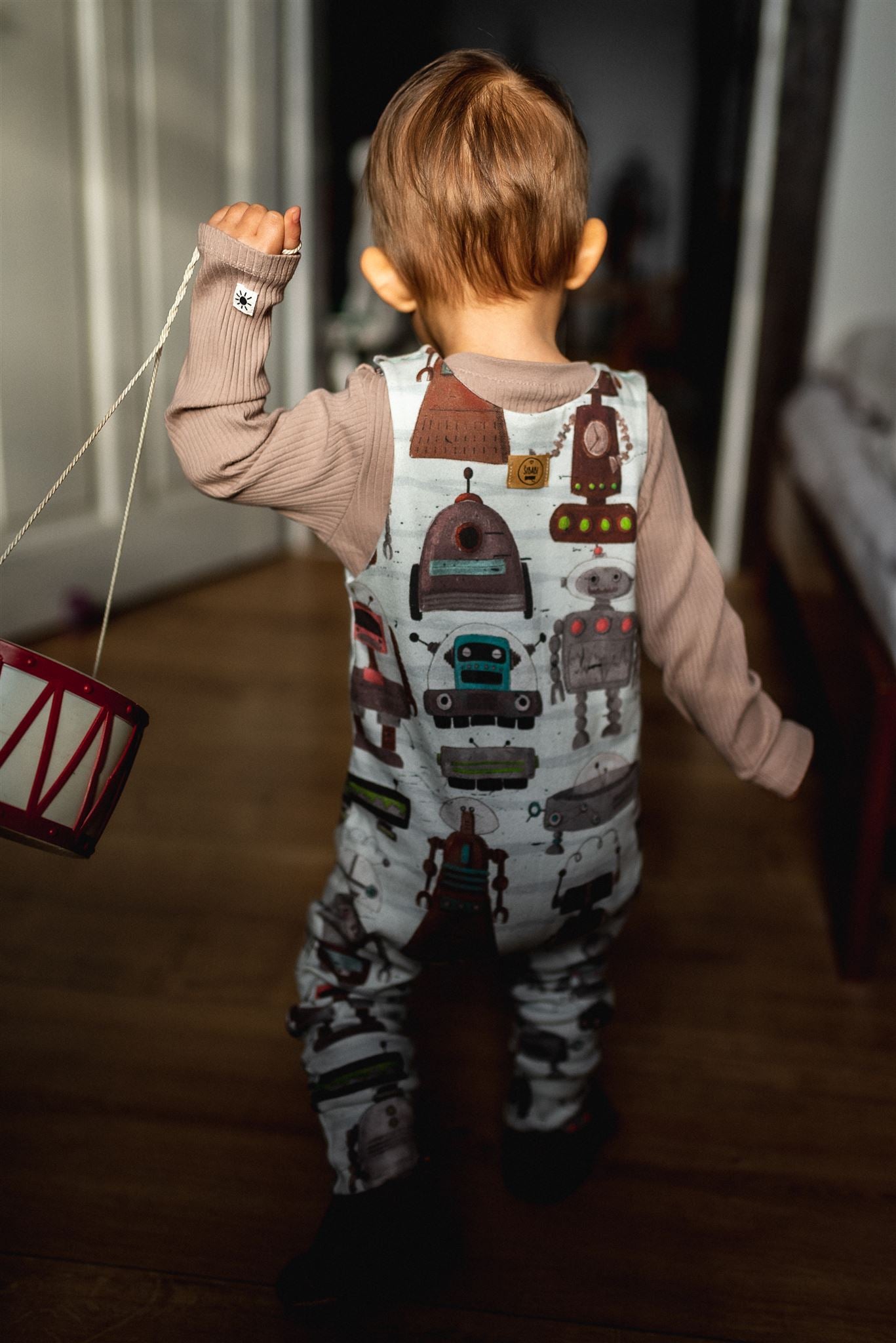 Papírový střih na dětský romper "Olli" - 62 - 92