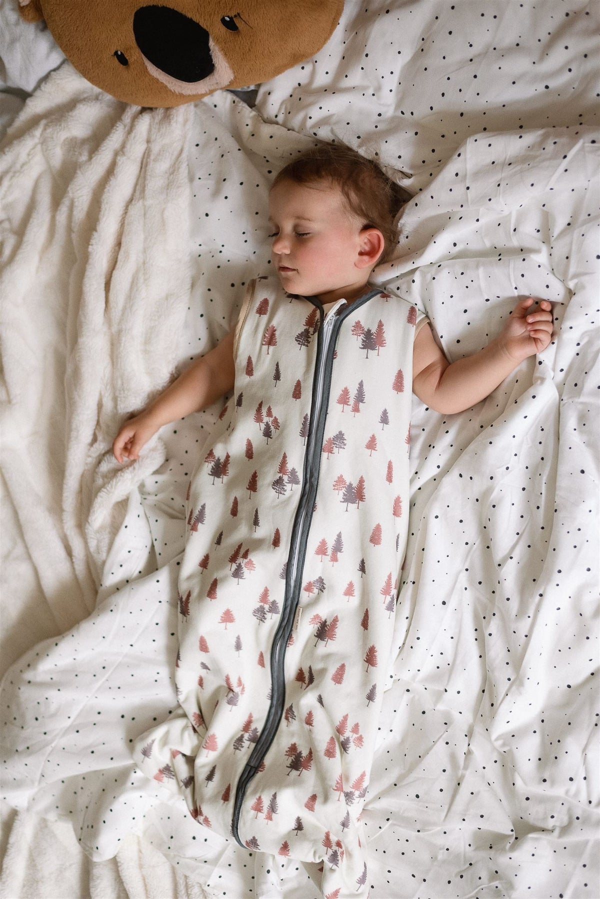 Pytel na spaní pro miminko "Sleepy" - PAPÍROVÝ střih / dvě verze 0 - 3 roky