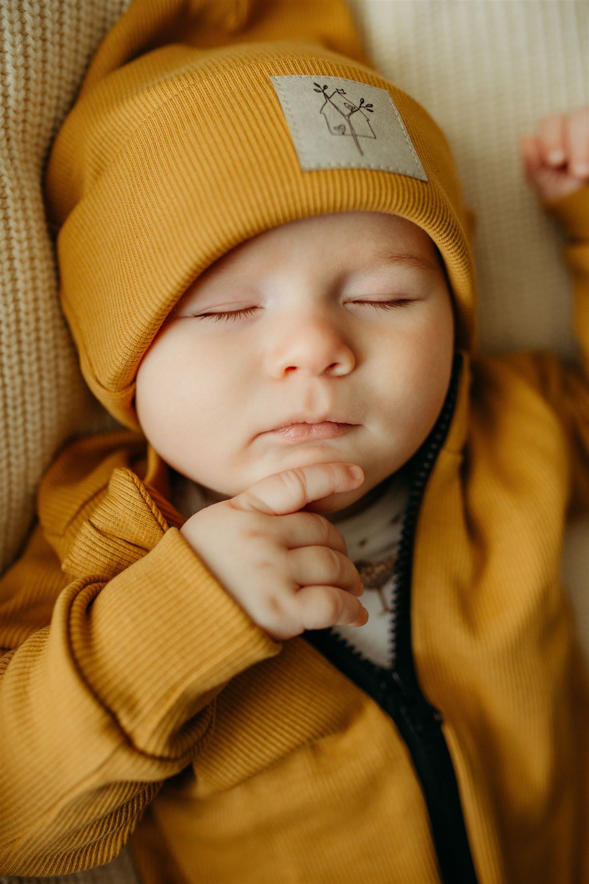 Set střihů mikina, čepice, dupačky, capáčky Little Baby