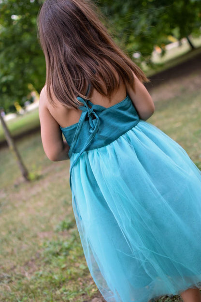 Papírový střih na narozeninové šaty "Megan" 62 - 128