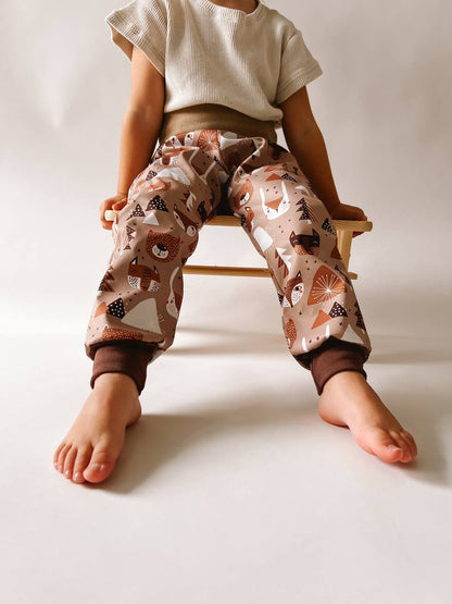 Softshellové kalhoty EASY pro začátečníky - jednoduchý PDF střih 62-134