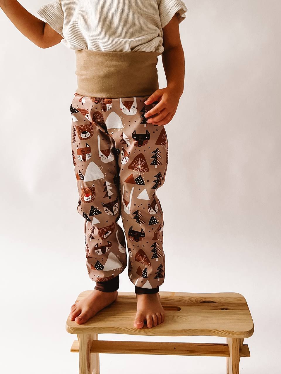 Softshellové kalhoty EASY pro začátečníky - jednoduchý PDF střih 62-134