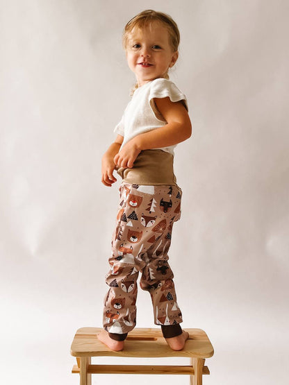 Softshellové kalhoty EASY pro začátečníky - jednoduchý PDF střih 62-134