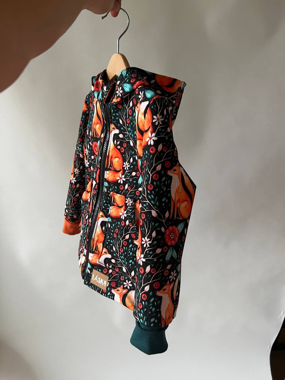 Papírový střih na dětskou softshellovou bundu "EASY" - 80-152