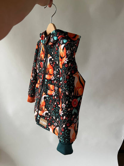 Papírový střih na dětskou softshellovou bundu "EASY" - 80-152