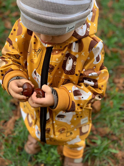 Papírový střih na dětskou softshellovou bundu "EASY" - 80-152