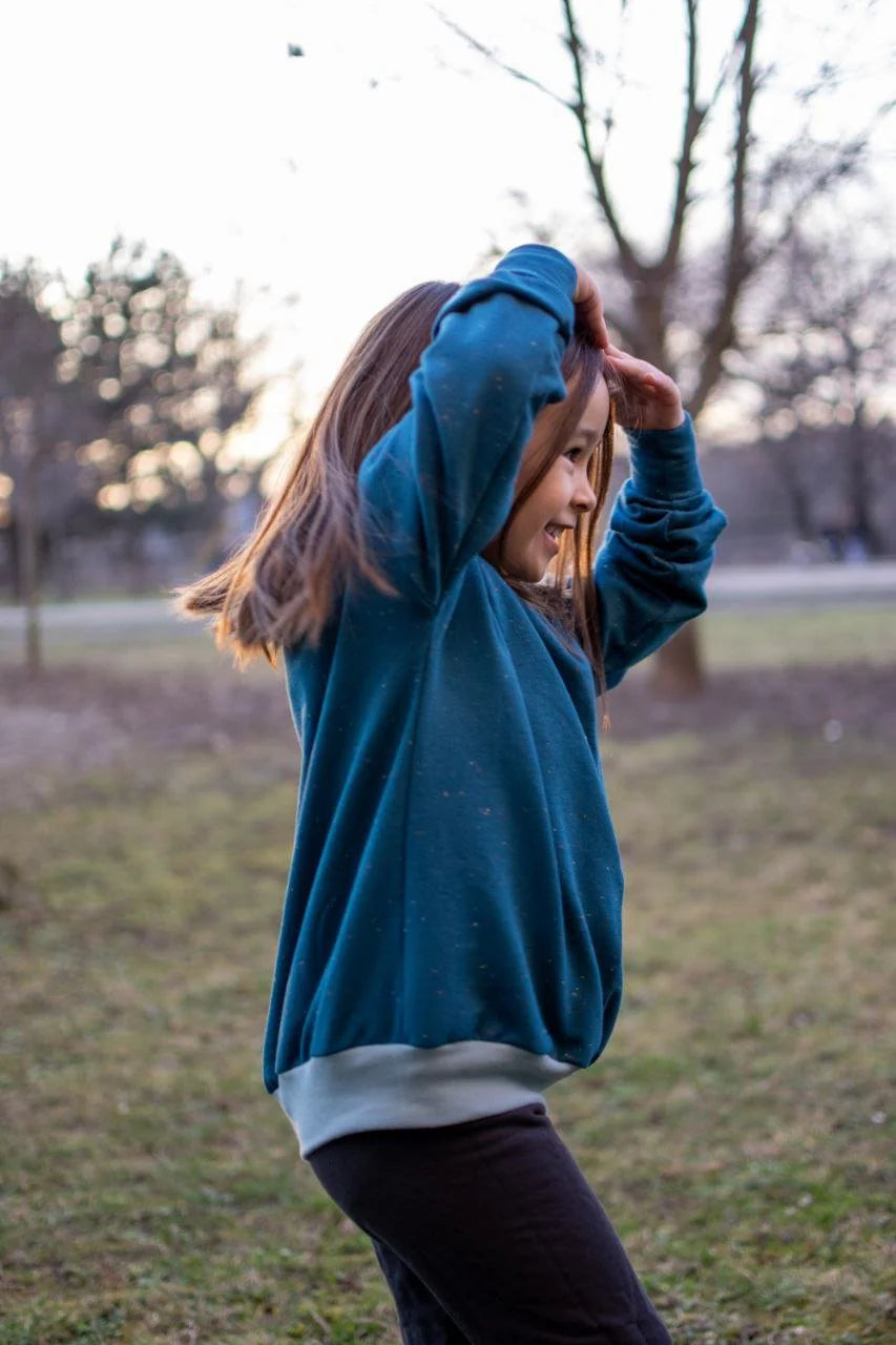 Dětská oversized mikina pro začátečníky "Preston" - elektronický střih