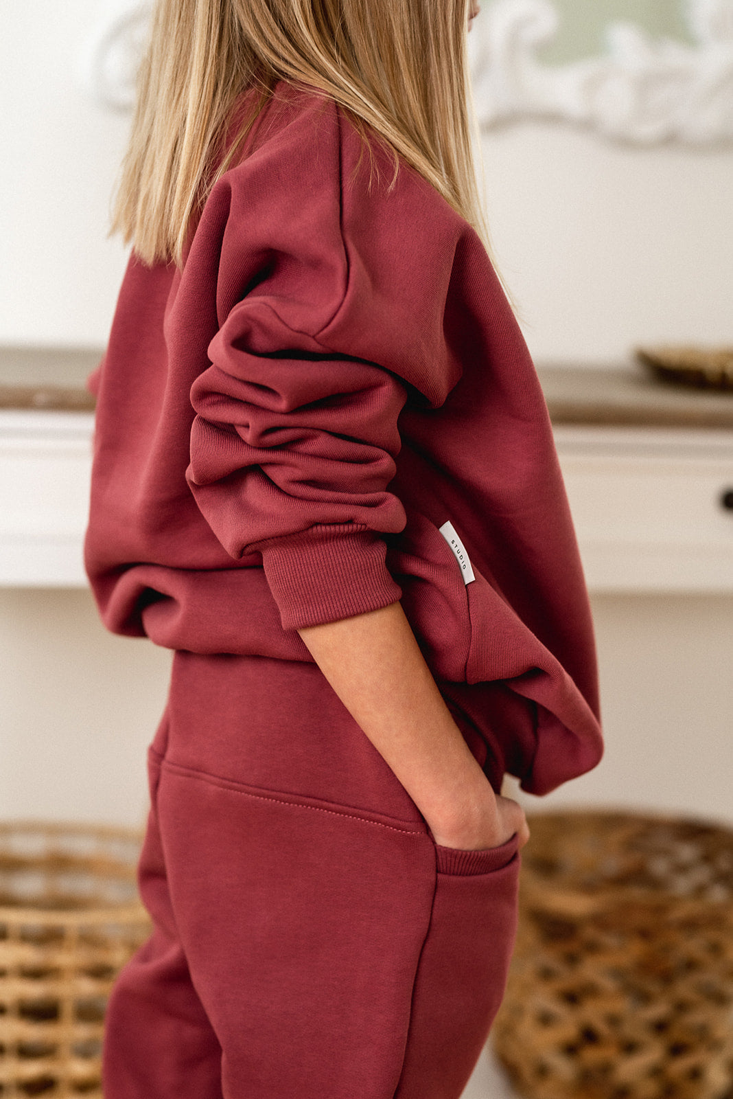 Papírový střih na dětskou oversized mikinu "Preston"