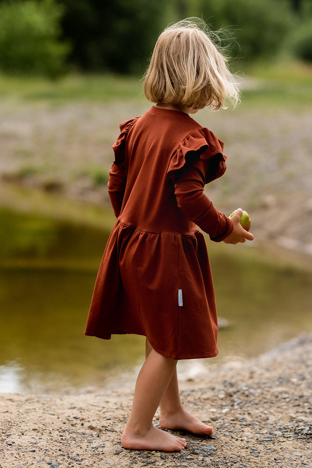 Dětské šaty s volánkem a legou "Penelope" 62 - 134- PDF střih