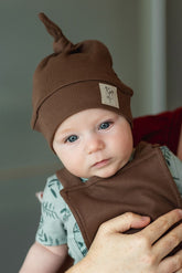 Střih na čepičku pro miminko s uzlíky "Mike" 0 - 2 roky - Šibabi.cz