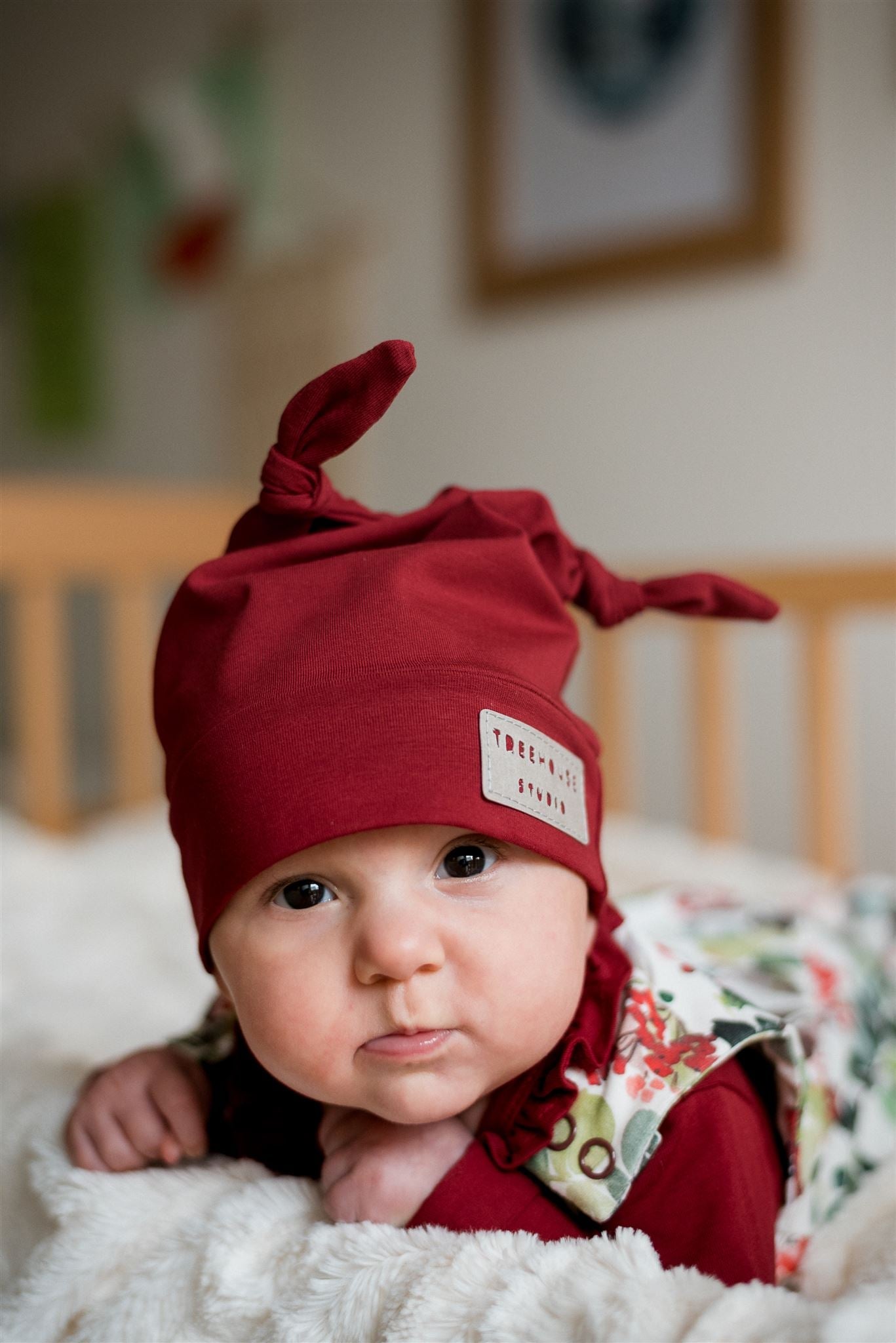 Střih na čepičku pro miminko s uzlíky "Mike" 0 - 2 roky - Šibabi.cz