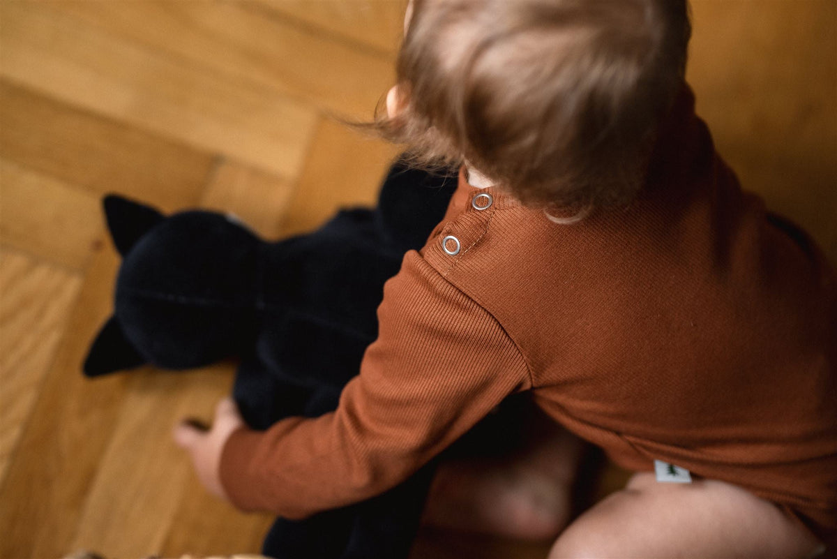 Střih na dětské body s rozepínáním na rameni "Baby" 50 -98 - Šibabi.cz