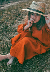 Střih na dětské mušelínové šaty "Romance" - 80 - 134 - Šibabi.cz