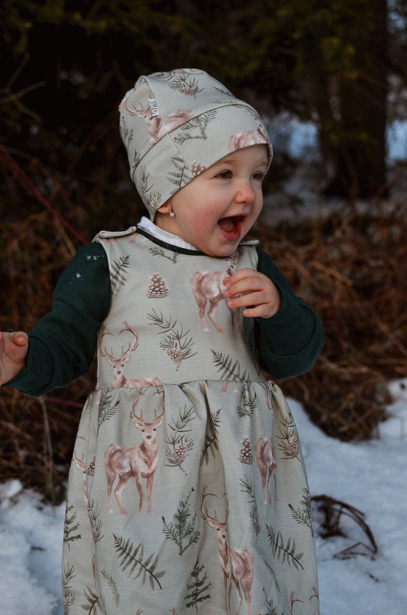 Střih na dětské šaty na traky "Sára" - 62 - 116 - Šibabi.cz