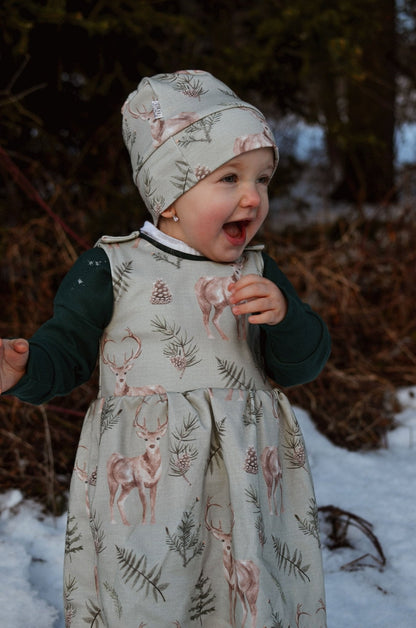 Střih na dětské šaty na traky "Sára" - 62 - 116 - Šibabi.cz