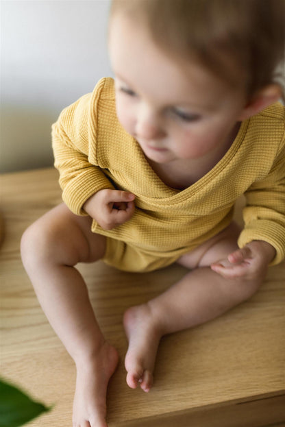 Střih na dětské zavinovací body "Wrap" - 50 - 98 - Šibabi.cz