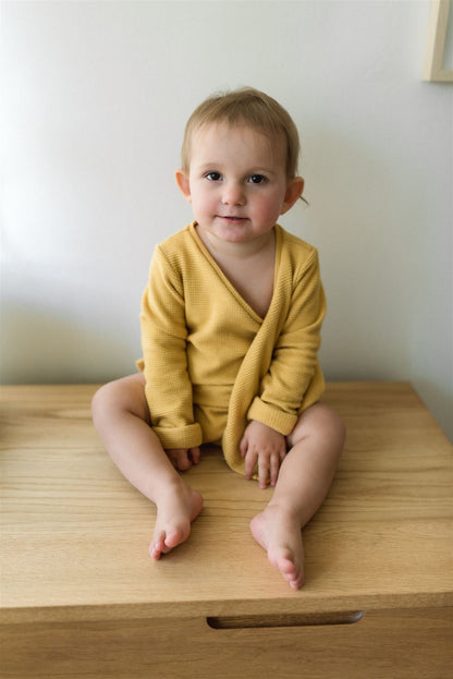 Střih na dětské zavinovací body "Wrap" - 50 - 98 - Šibabi.cz