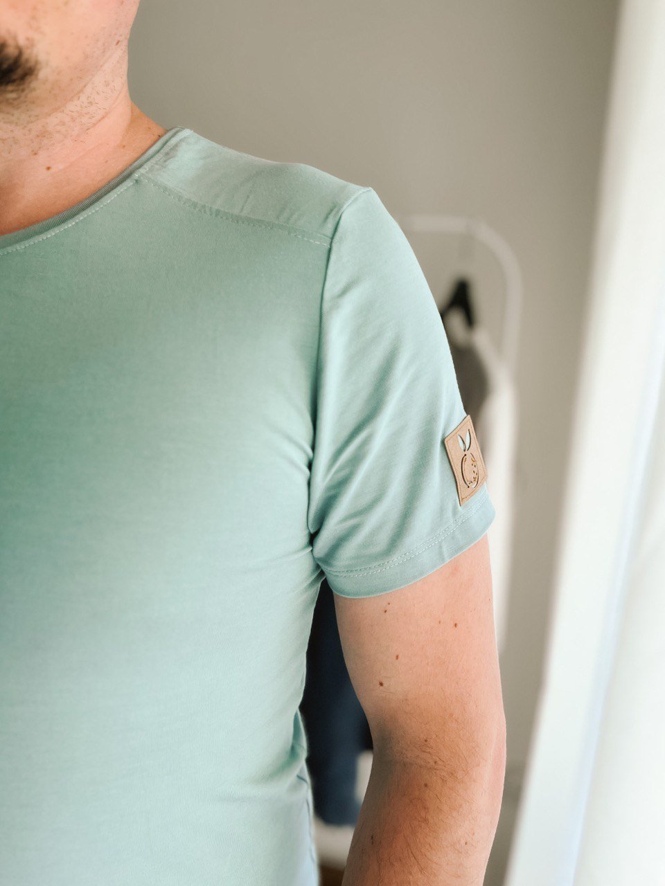 Střih na pánské tričko bez ramenních švů "Fine" - S - 4XL - Šibabi.cz